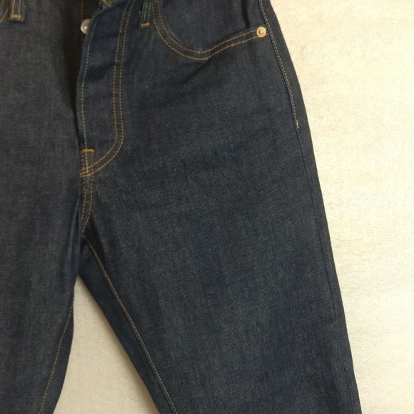 Levi's 501S Premium Button Fly Skinny Jean in DARK HORIZONS 25w/Measurements - Picture 10 of 14